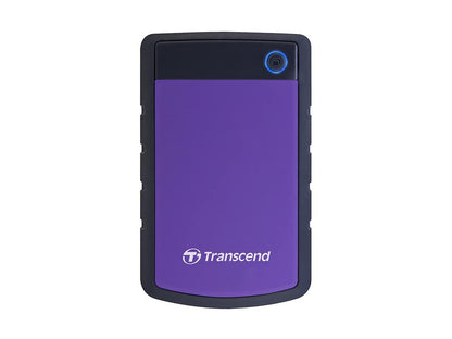 Transcend StoreJet 25H3 4 TB Portable Hard Drive - 2.5" External - SATA - Purple - USB 3.0 - - 3