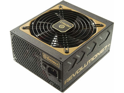 Enermax Revolution87+ 80 Plus Gold 1000W, Semi Modular, Multi Rail, Power Supply, ERV1000EWT-G