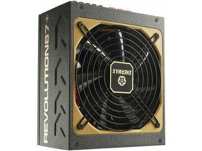 Enermax Revolution87+ 80 Plus Gold 1000W, Semi Modular, Multi Rail, Power Supply, ERV1000EWT-G