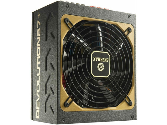 Enermax Revolution87+ 80 Plus Gold 1000W, Semi Modular, Multi Rail, Power Supply, ERV1000EWT-G