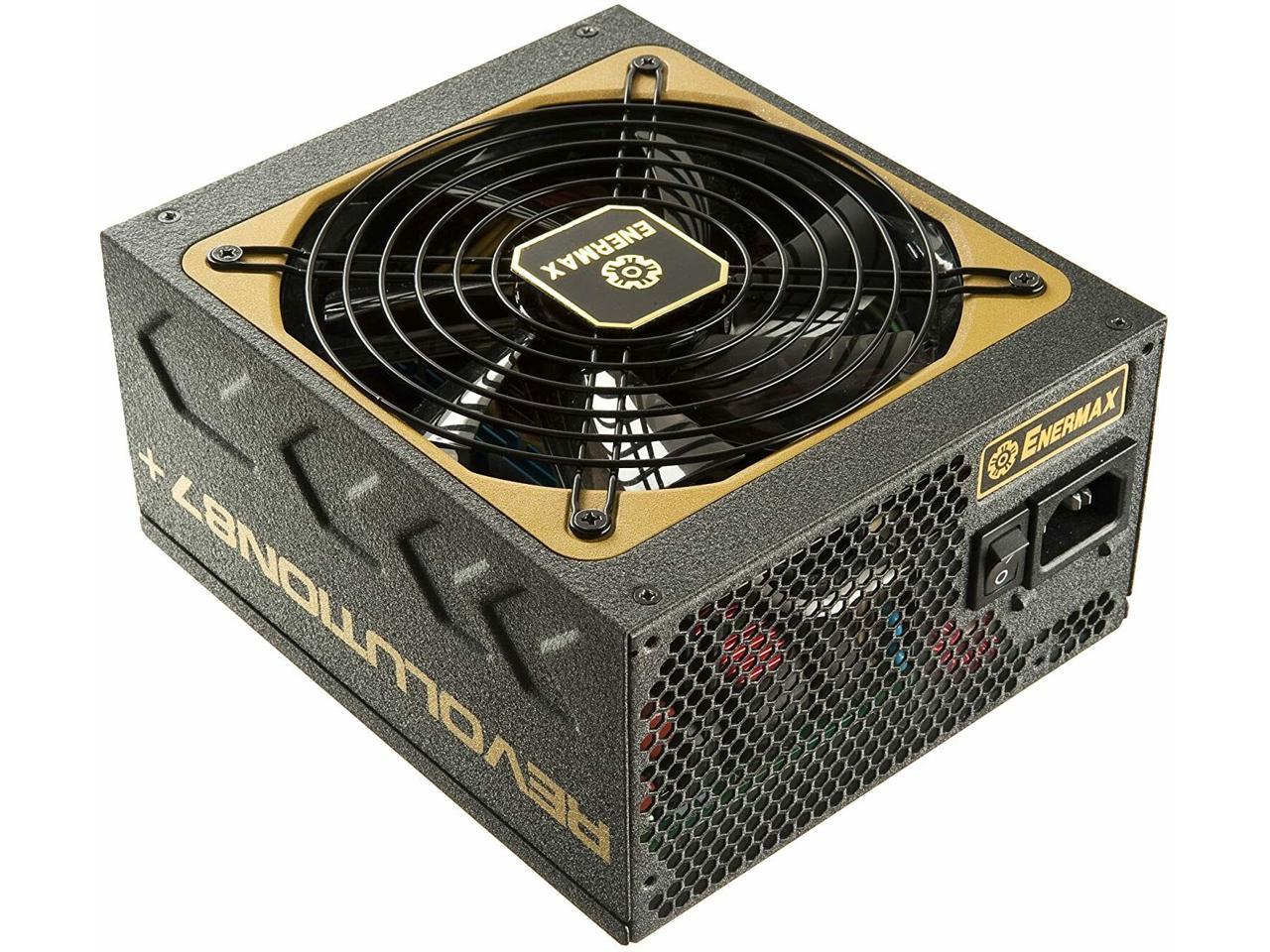 Enermax Revolution87+ 80 Plus Gold 1000W, Semi Modular, Multi Rail, Power Supply, ERV1000EWT-G