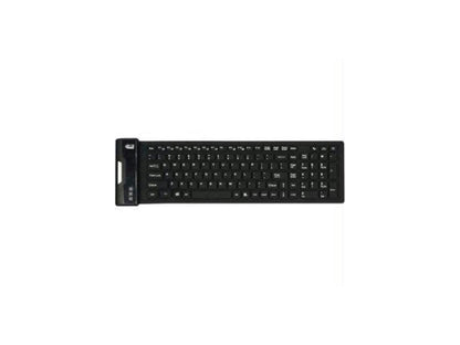 Adesso AKB-222UB USB SlimTouch Antimicrobial Waterproof Flex Keyboard