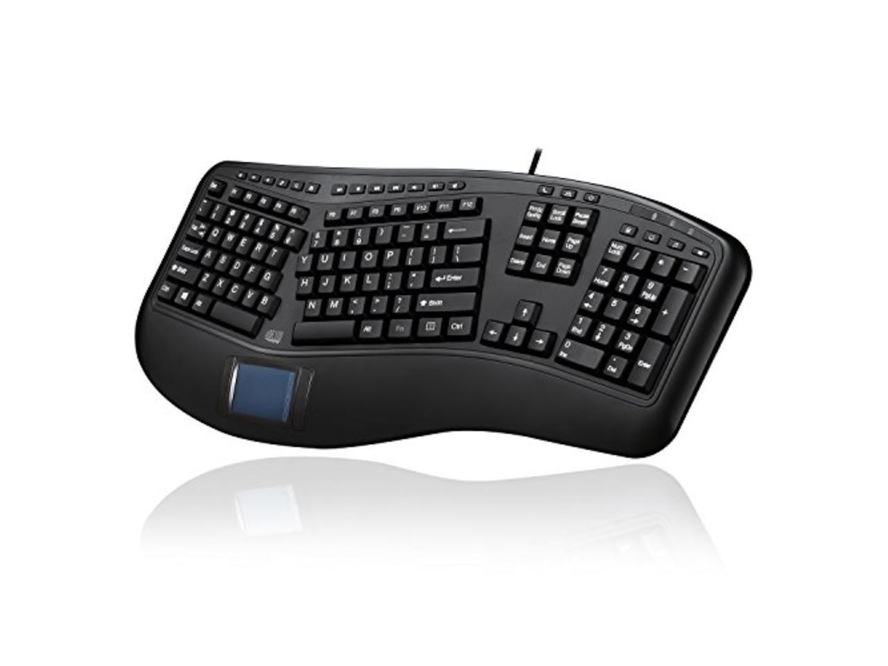 ERGONOMIC TOUCHPAD KEYBOARD USB
