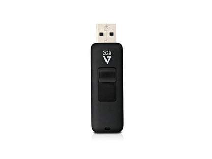 V7 MEMORY VF22GAR-3N 2GB FLASH DRIVE USB 2.0 BLACK