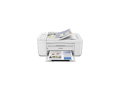 Canon PIXMA TR4520 ESAT (Black): Approx. 8.8 ipm Black Print Speed Wireless InkJet MFC / All-In-One Color Printer - White
