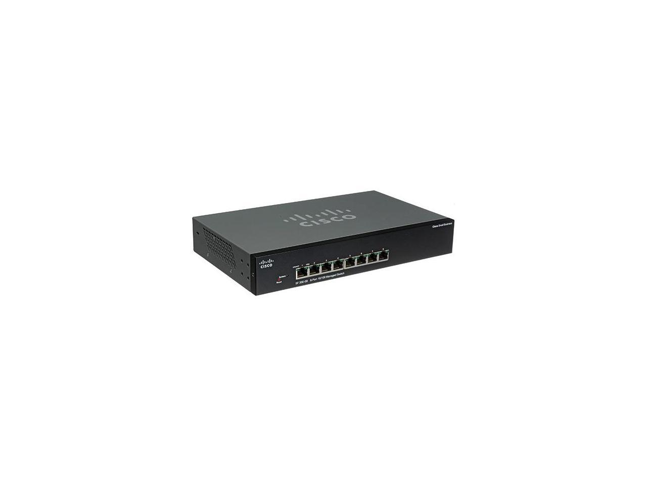 Cisco Sg250-08Hp 8-Port Gigabit Poe Smart Switch