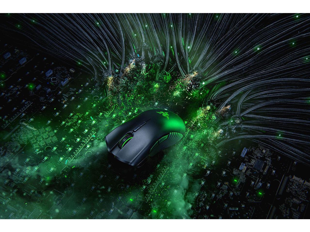 Razer Mamba Wireless Gaming Mouse - 16,000 DPI 5G Advanced Optical Sensor