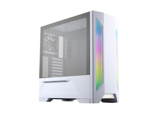 LIAN LI LANCOOL II WHITE Tempered Glass ATX Case -White Color -LANCOOL II -Way