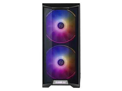 LIAN LI LANCOOL 215 X Black Steel / Tempered Glass ATX Mid Tower Computer Case