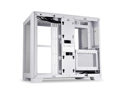 LIAN LI O11DMINI SNOW WHITE - White SECC / Aluminum /Tempered Glass/ ATX, Mirco ATX , Mini itx Mini Tower Computer Case - O11D MINI -S