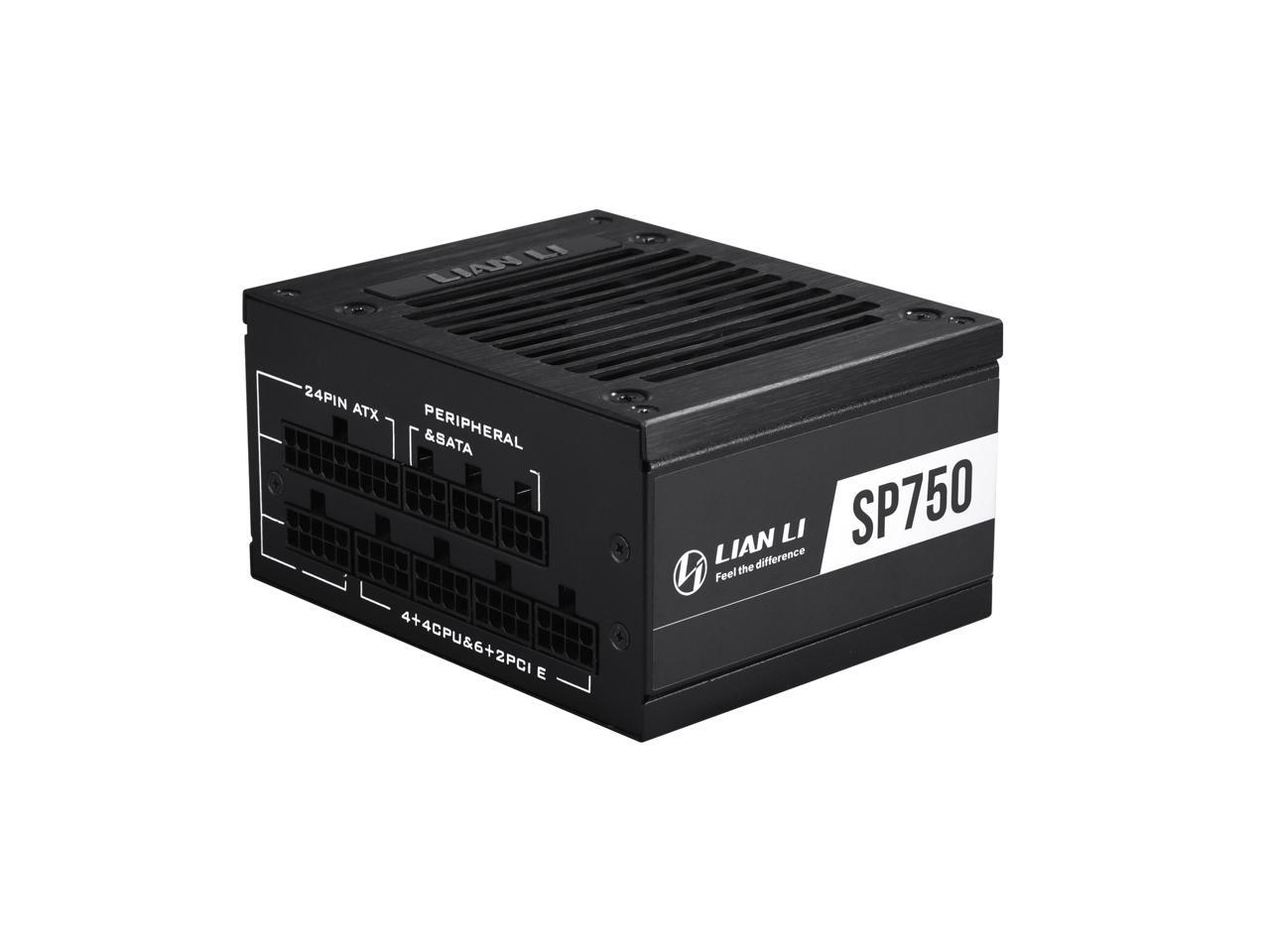 LIAN LI O11D MINI-X Black With SP750 (750W) SFX PSU / Aluminum / Tempered Glass ATX Mini Tower Computer Case -- O11D MINI750-X