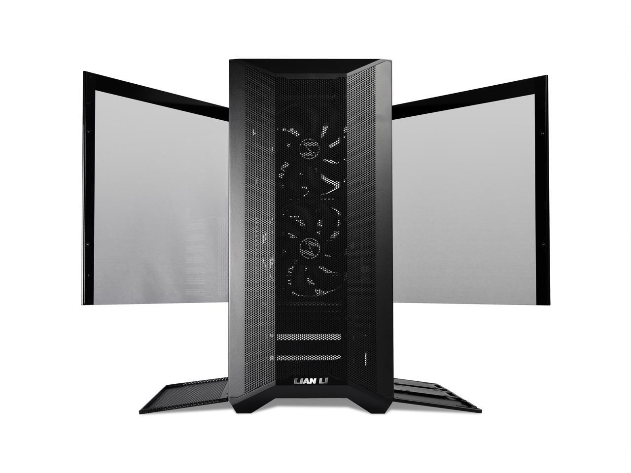 LIAN LI LANCOOL II MESH C PERFORMANCE BLACK Tempered Glass ATX Case -Black Color ,Type C Included-LIAN LI LANCOOL II MESH C PERFORMANCE -X