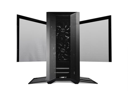 LIAN LI LANCOOL II MESH C PERFORMANCE BLACK Tempered Glass ATX Case -Black Color ,Type C Included-LIAN LI LANCOOL II MESH C PERFORMANCE -X