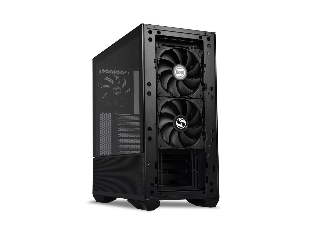 LIAN LI LANCOOL II MESH C PERFORMANCE BLACK Tempered Glass ATX Case -Black Color ,Type C Included-LIAN LI LANCOOL II MESH C PERFORMANCE -X
