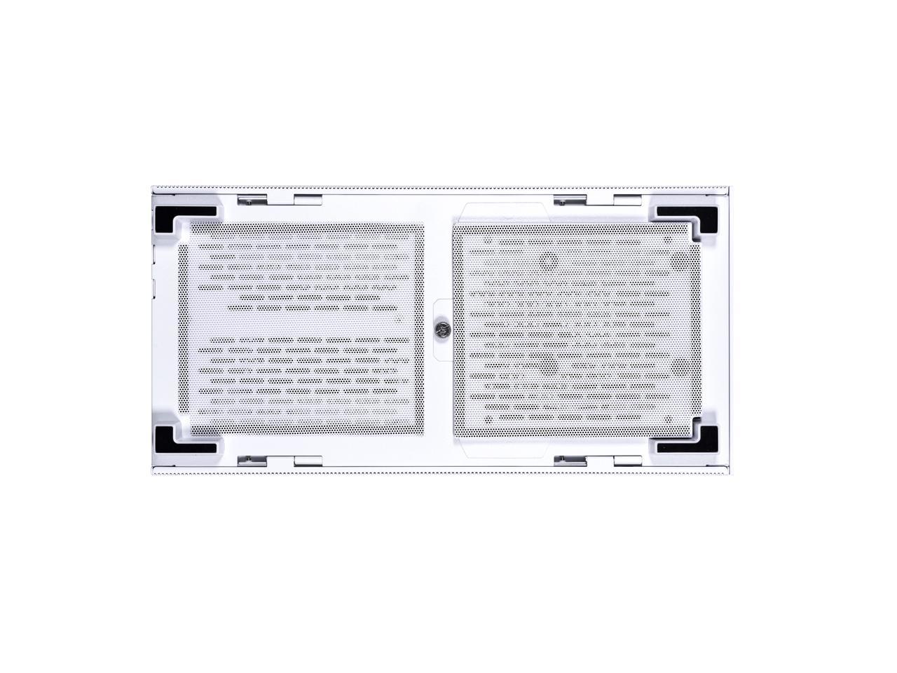 LIAN LI Q58 White Color SPCC / Aluminum / Tempered Glass Mini Tower Computer Case , PCI4.0 Riser Card Cable Included ---Q58W4