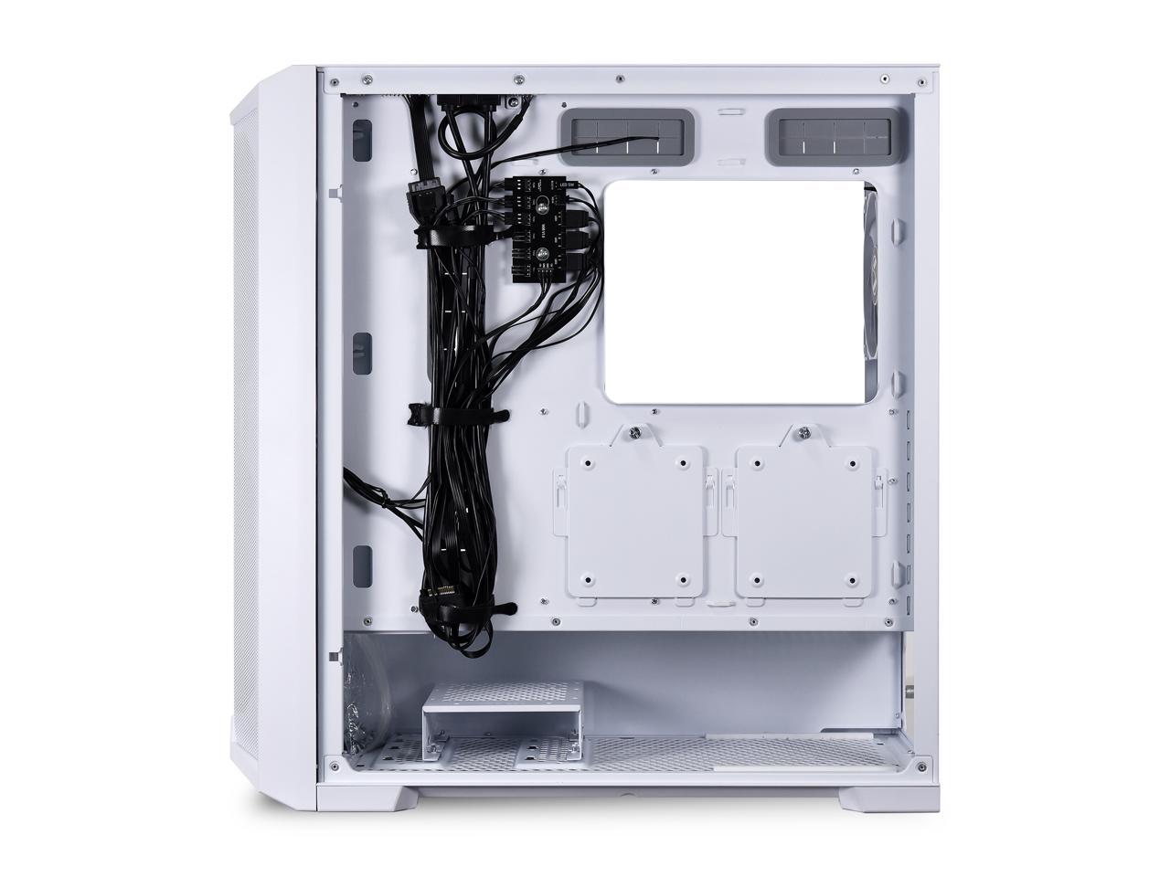 LIAN LI LANCOOL 215 W White Steel / Tempered Glass ATX Mid Tower Computer Case----- Lancool 215 W