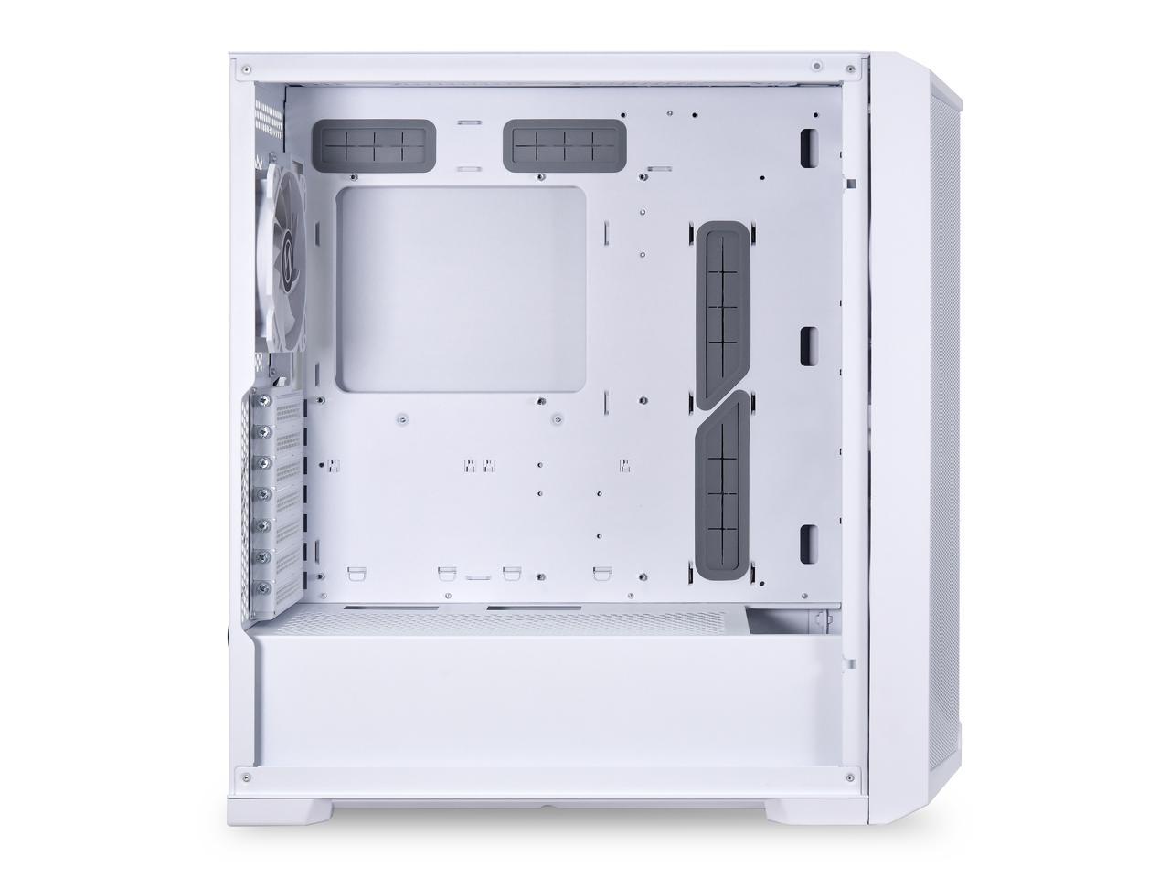 LIAN LI LANCOOL 215 W White Steel / Tempered Glass ATX Mid Tower Computer Case----- Lancool 215 W