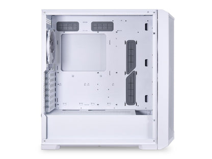 LIAN LI LANCOOL 215 W White Steel / Tempered Glass ATX Mid Tower Computer Case----- Lancool 215 W