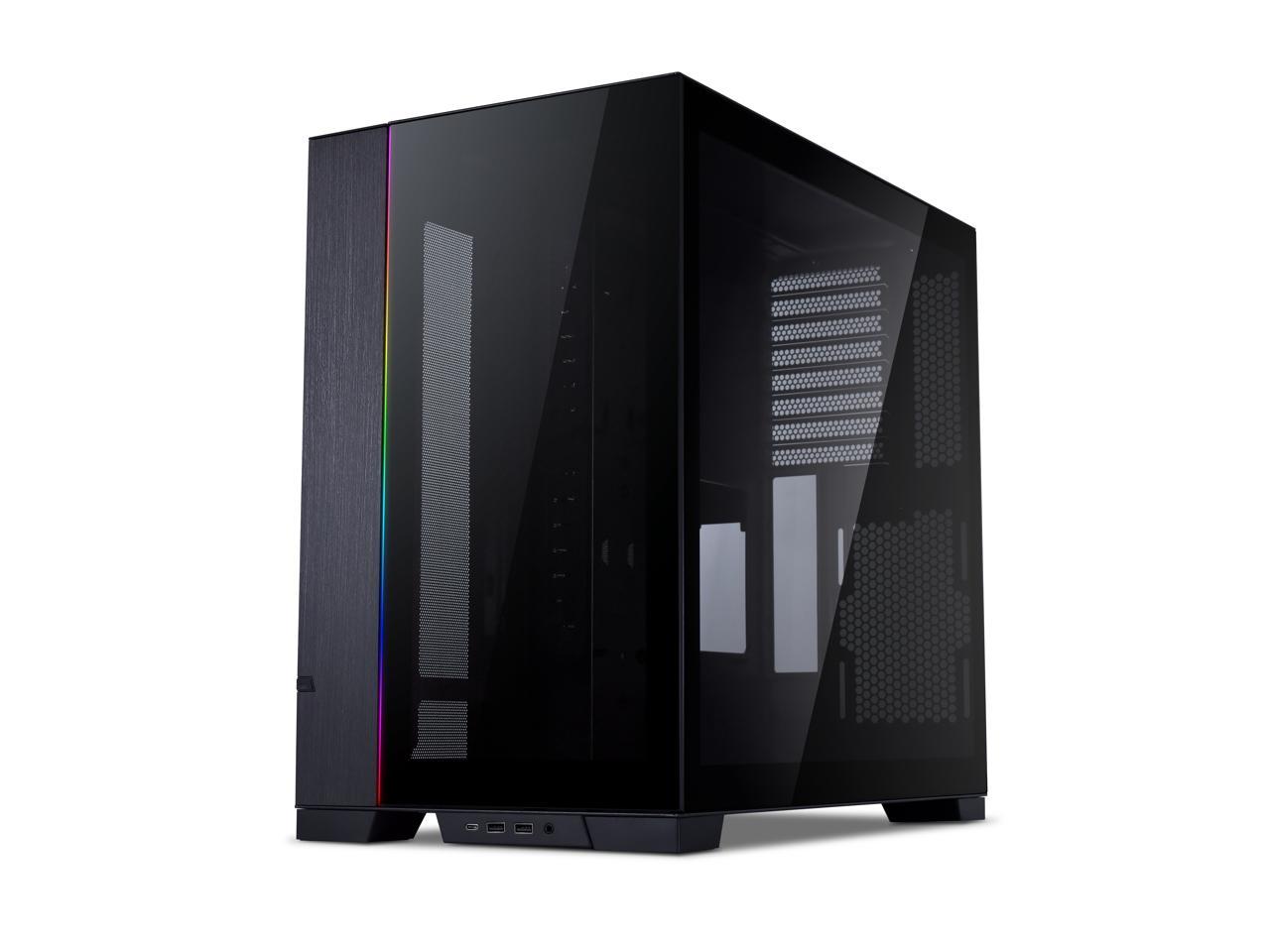 LIAN LI O11 Dynamic EVO O11DEX Black Aluminum / Steel / Tempered Glass ATX Mid Tower Computer Case