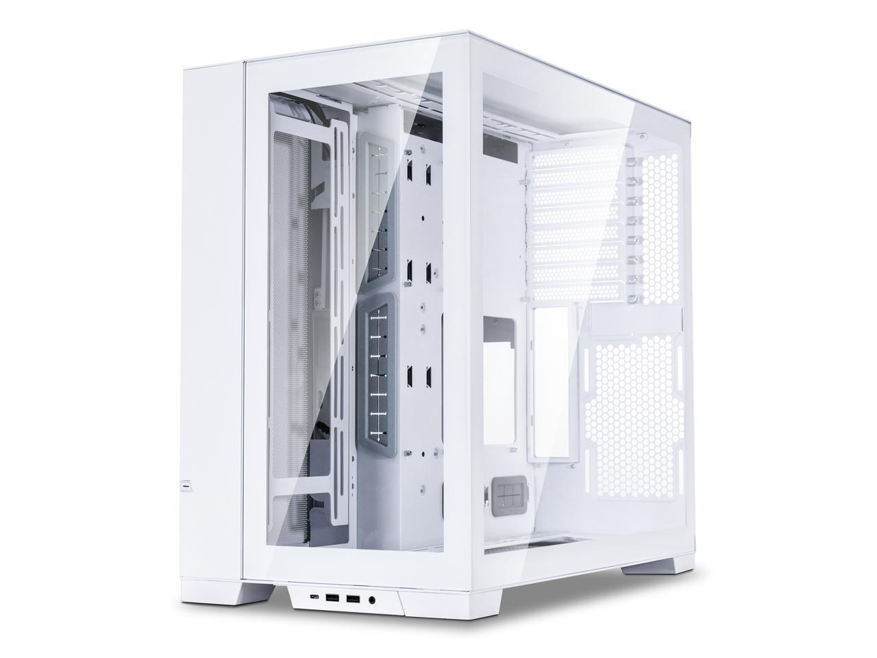 LIAN LI O11 Dynamic EVO O11DEW White Aluminum / Steel / Tempered Glass ATX Mid Tower Computer Case