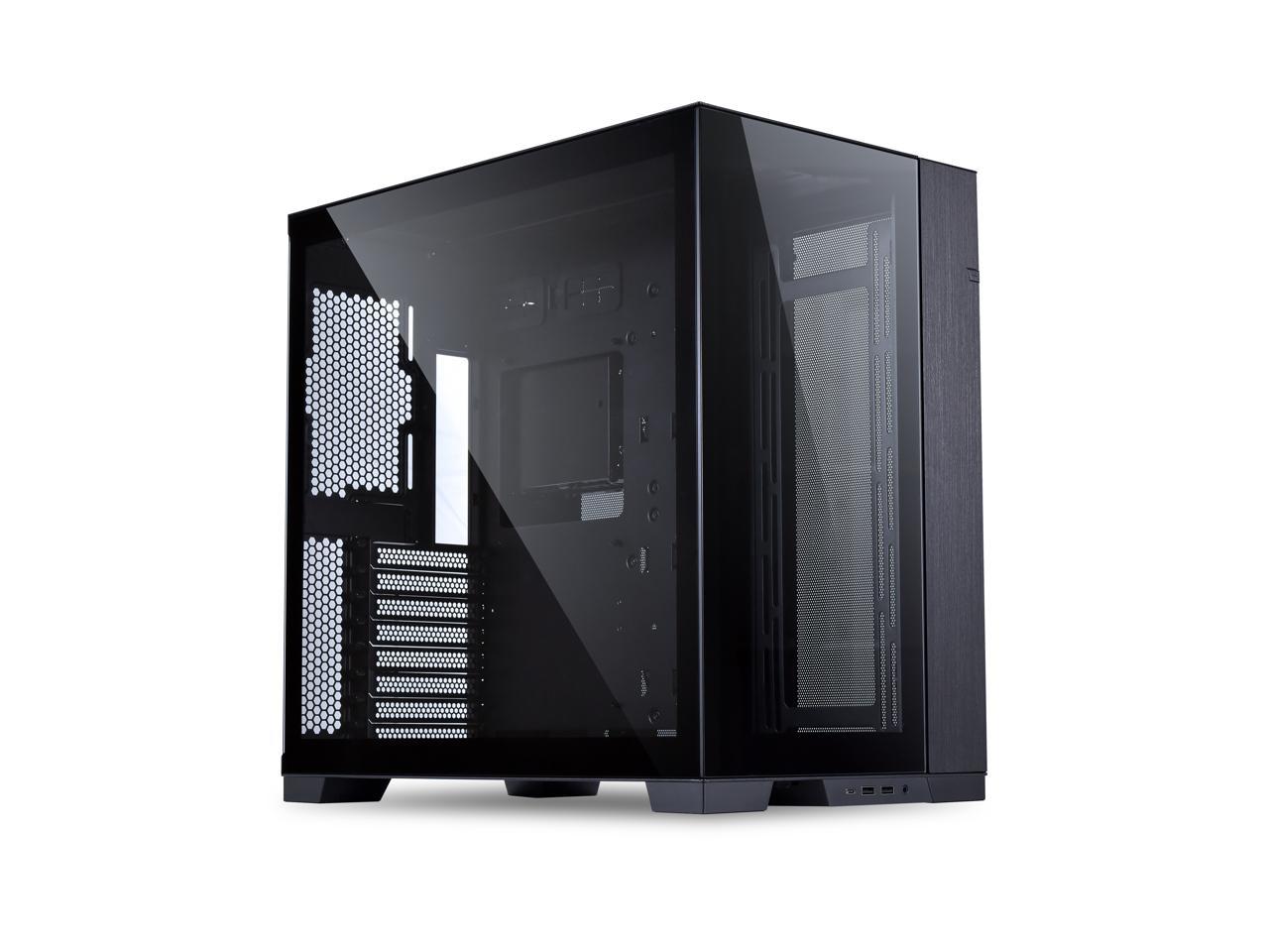 LIAN LI O11 Dynamic EVO O11DEX Black Aluminum / Steel / Tempered Glass ATX Mid Tower Computer Case