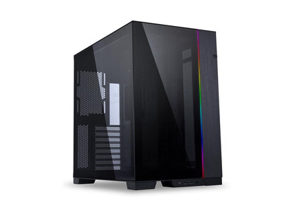LIAN LI O11 Dynamic EVO O11DEX Black Aluminum / Steel / Tempered Glass ATX Mid Tower Computer Case