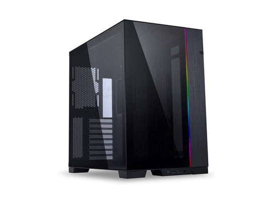 LIAN LI O11 Dynamic EVO O11DEX Black Aluminum / Steel / Tempered Glass ATX Mid Tower Computer Case