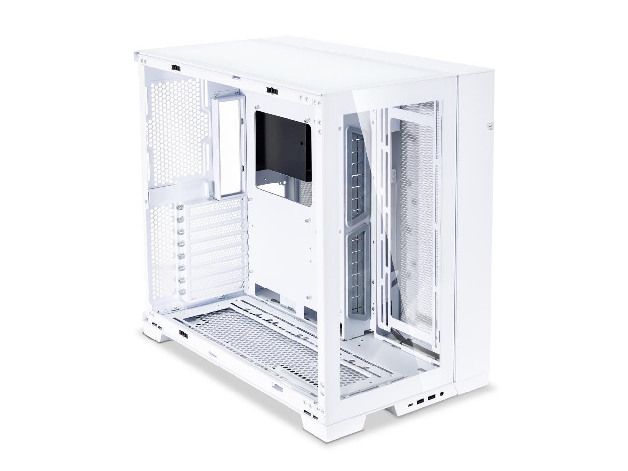 LIAN LI O11 Dynamic EVO O11DEW White Aluminum / Steel / Tempered Glass ATX Mid Tower Computer Case