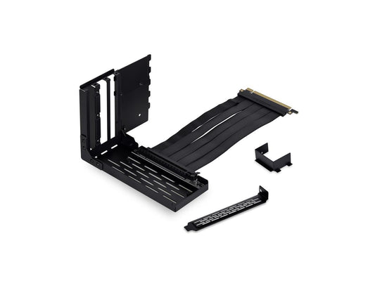 Lian-Li O11DE-1X Vertical Graphics Card Holder for O11 Dynamic EVO Black , PCI-E 4.0 Riser Cable Included ---O11DE-1X