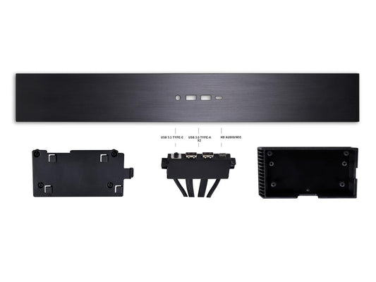 LIAN LI O11 Dynamic EVO Black Top I/O KIT -- O11DE-5X