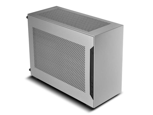 LIAN LI A4-H2O Silver SPCC / Aluminum Mini-ITX Computer Case, PCI4.0 Riser Card Cable Included (A4-H2O A4)