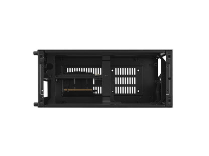 LIAN LI A4-H2O Silver SPCC / Aluminum Mini-ITX Computer Case, PCI4.0 Riser Card Cable Included (A4-H2O A4)