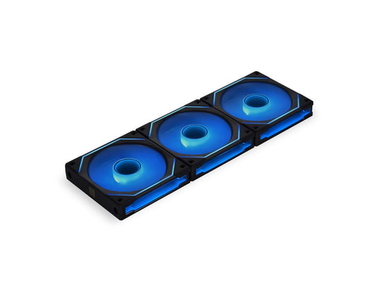 LIAN LI UNI FAN SL INFINITY 120 RGB BLACK 3 PCS PACK ---UF-SLIN120-3B ( L Connect 3.0 Controller included)
