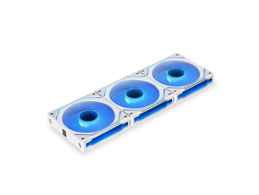 LIAN LI UNI FAN SL INFINITY 120 RGB WHITE 3 PCS PACK ---UF-SLIN120-3W ( L Connect 3.0 Controller included)