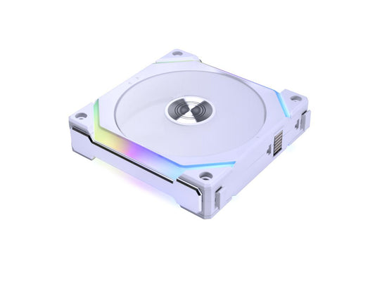 LIAN LI UNI Fan SL120 V2 RGB White , Single Pack Without Controller - UF-SL120V2-1W