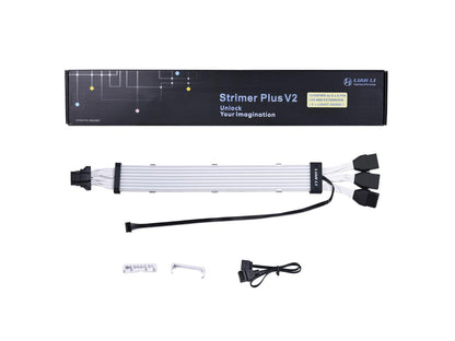 LIAN LI STRIMER PLUS 168-8 Addressable RGB VGA power cable PW168-8PV2 ---- Strimer plus 168-8(1Year Warranty)