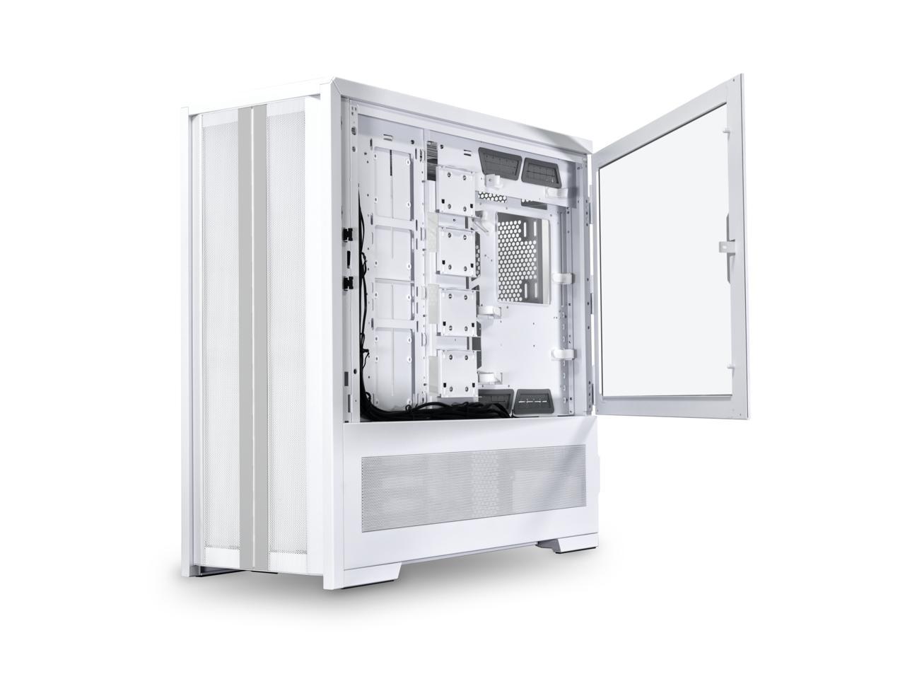 LIAN LI V3000 PLUS White GGF Edition, Tempered Glass on the Left Sides, Full Tower EATX Gaming Computer Case - V3000PW