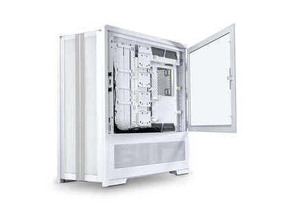 LIAN LI V3000 PLUS White GGF Edition, Tempered Glass on the Left Sides, Full Tower EATX Gaming Computer Case - V3000PW