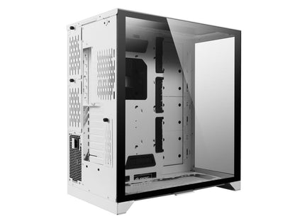 LIAN LI O11 Dynamic XL ROG Certificated - White Color - Tempered Glass on the Front, and Left Side - E-ATX, ATX Full Tower Gaming Computer Case - O11D XL-W