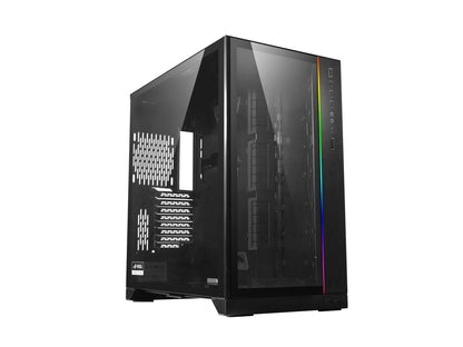 LIAN LI O11 Dynamic XL ROG Certificated - Black Color, Tempered Glass on the Front, and Left Side, E-ATX , ATX Full Tower Gaming Computer Case, O11D XL-X
