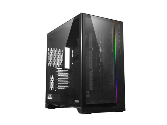 LIAN LI O11 Dynamic XL ROG Certificated - Black Color, Tempered Glass on the Front, and Left Side, E-ATX , ATX Full Tower Gaming Computer Case, O11D XL-X