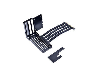 LIAN LI LAN2-1X Premium PCI-E x16 3.0 Black Extender Riser Cable 200mm and Covert Bracket for LANCOOL II / LANCOOL 2 / LANCOOL TWO ---LAN2-1X