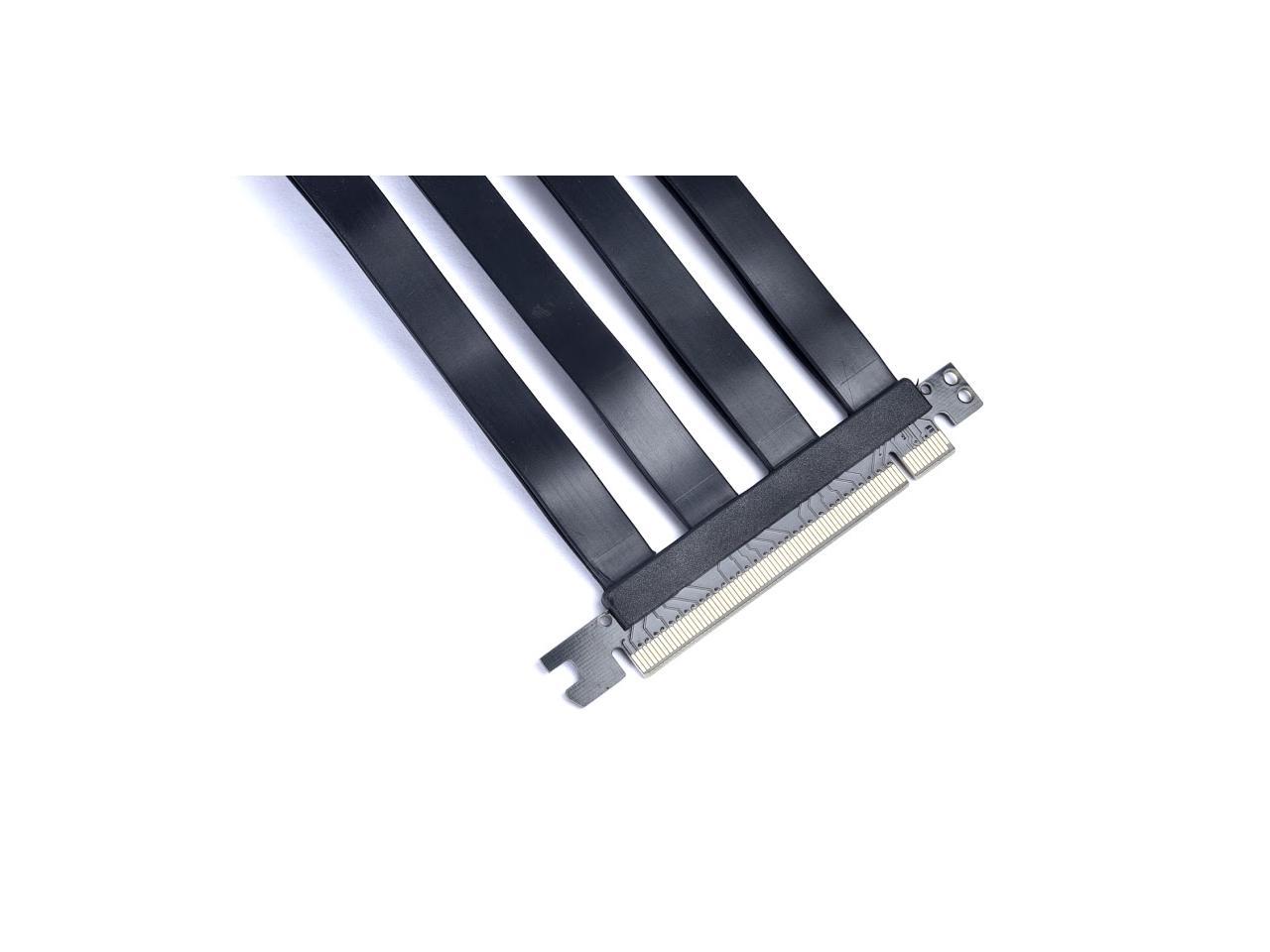 LIAN LI LAN2-1X Premium PCI-E x16 3.0 Black Extender Riser Cable 200mm and Covert Bracket for LANCOOL II / LANCOOL 2 / LANCOOL TWO ---LAN2-1X