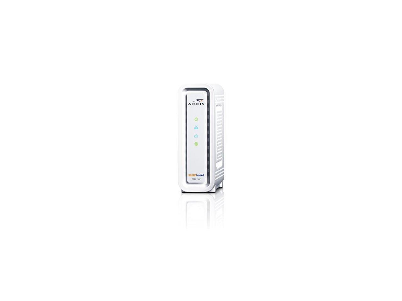 ARRIS SURFboard SB6190 DOCSIS 3.0 Cable Modem - Retail Packaging - White