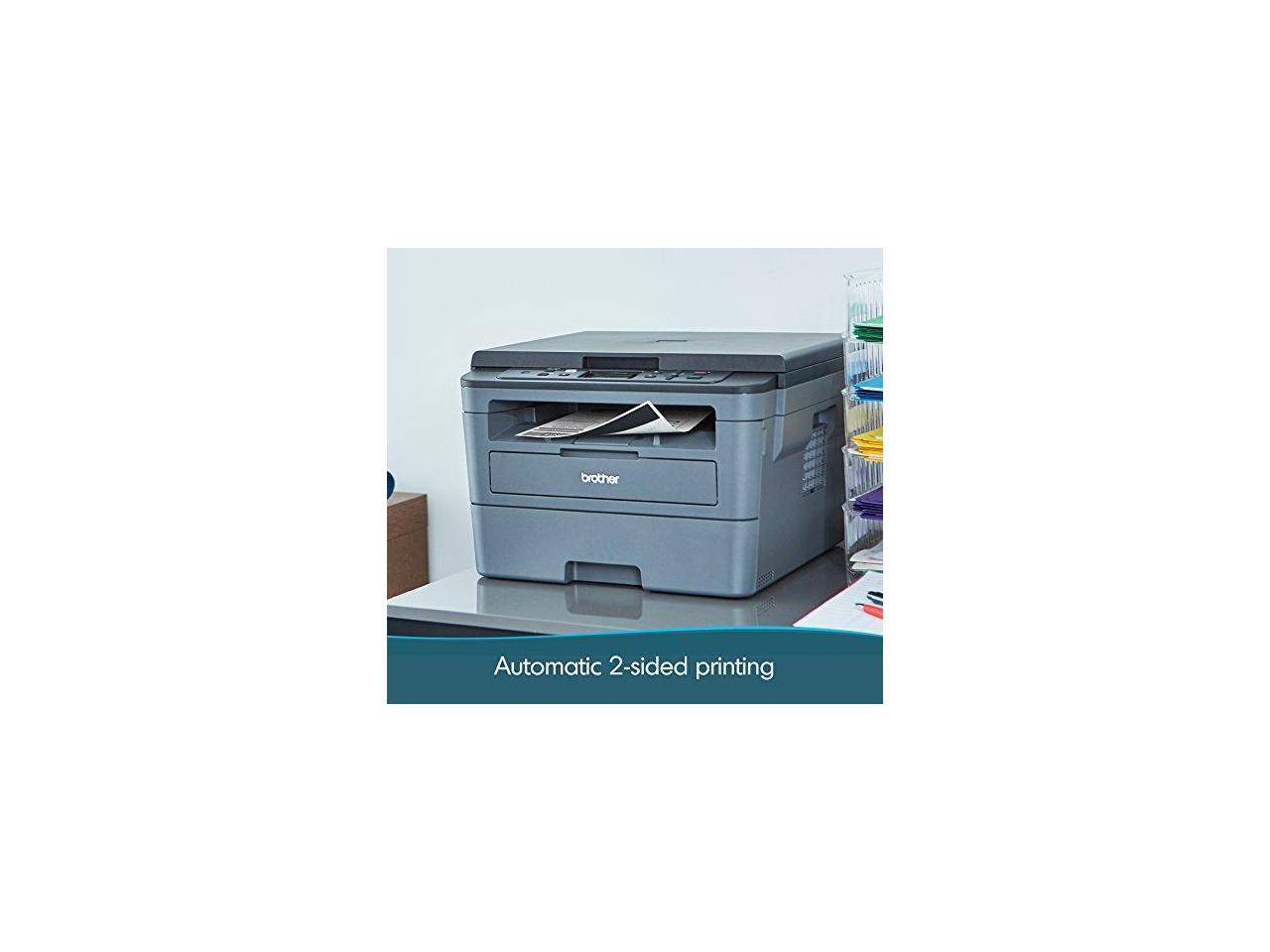Brother Compact Monochrome Laser Printer, HLL2390DW, Convenient Flatbed Copy & Scan, Wireless Printing, Duplex Two-Sided Printing, Amazon Dash Replenishment Enabled