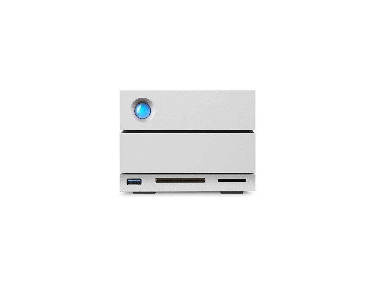 LaCie 2Big Dock RAID Thunderbolt 3 20TB 7200RPM External Hard Drive STGB20000400