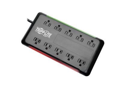 Tripp Lite 10-Outlet Surge Protector Power Strip 6 ft. Cord 2880 Joules Black (TLP1006B)