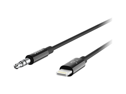 Belkin - 3' Lightning-to-3.5mm Audio Cable - Black