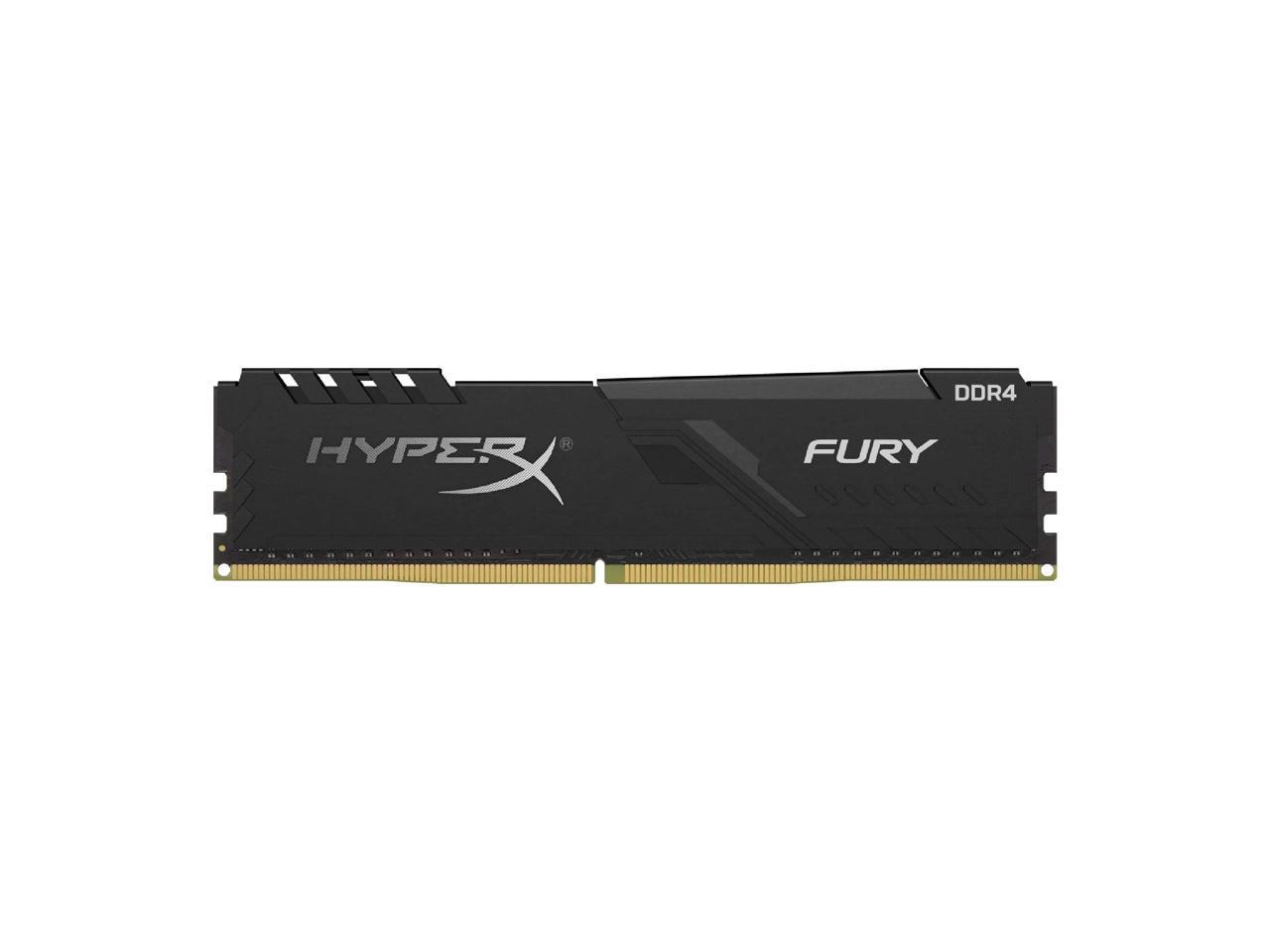 HyperX FURY 8GB (2 x 4GB) 288-Pin DDR4 SDRAM DDR4 2666 (PC4 21300) Desktop Memory Model HX426C16FB3K2/8