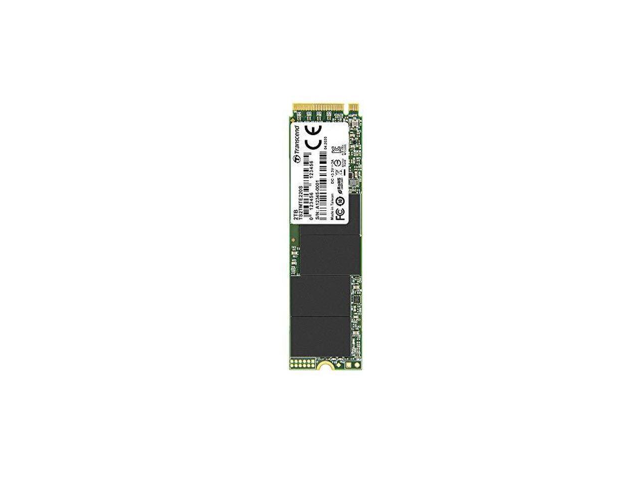 2TB Transcend NVMe PCIe Gen3x4 M.2 2280 3D TLC SSD 220S